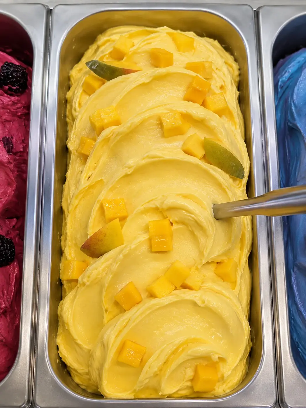 Sorbete vegan de mango Roccia