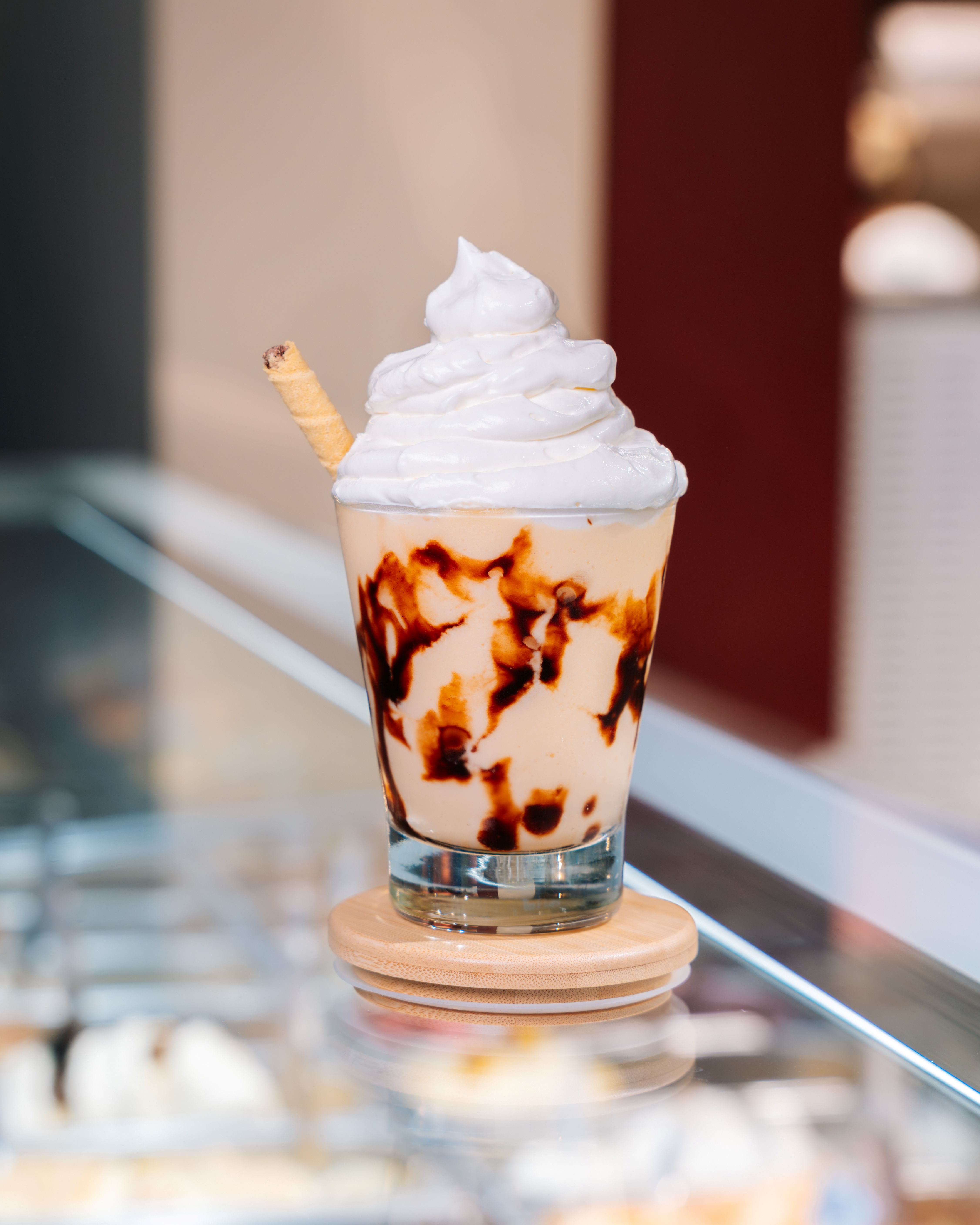 Frappé Roccia — café batido cremoso